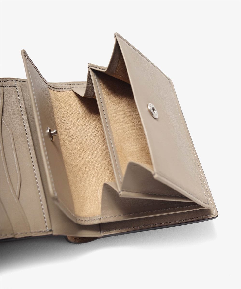 フジタカ フォールII コードバン 三つ折り財布 カード段5