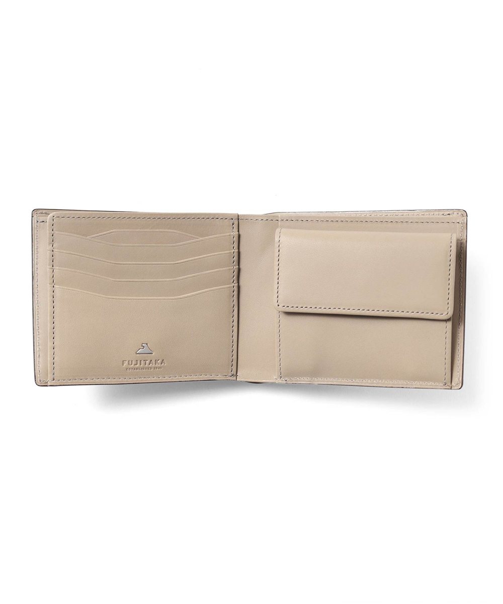 フジタカ フォールII コードバン 二つ折り財布 カード段13