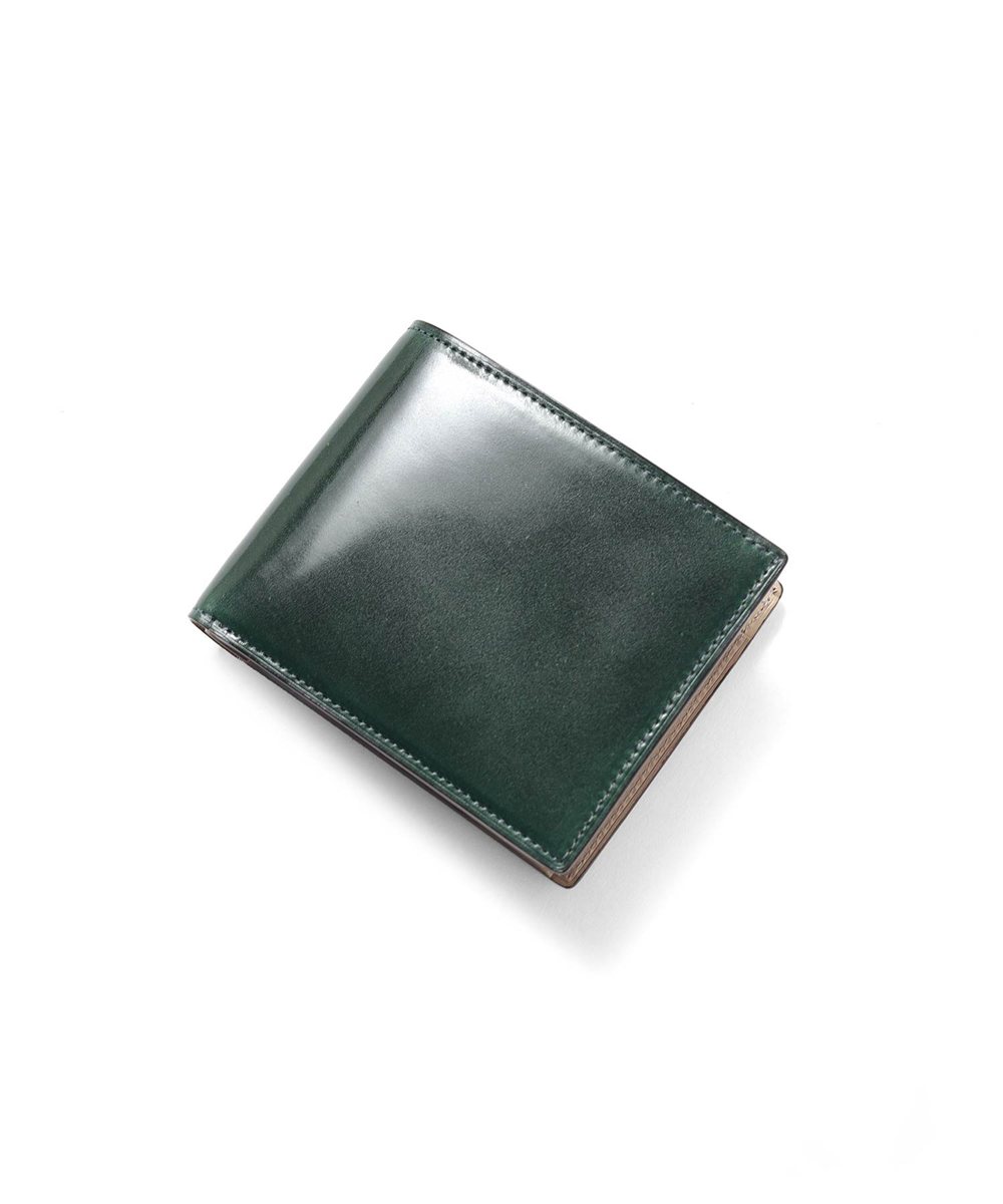 フジタカ フォールII コードバン 二つ折り財布 カード段13