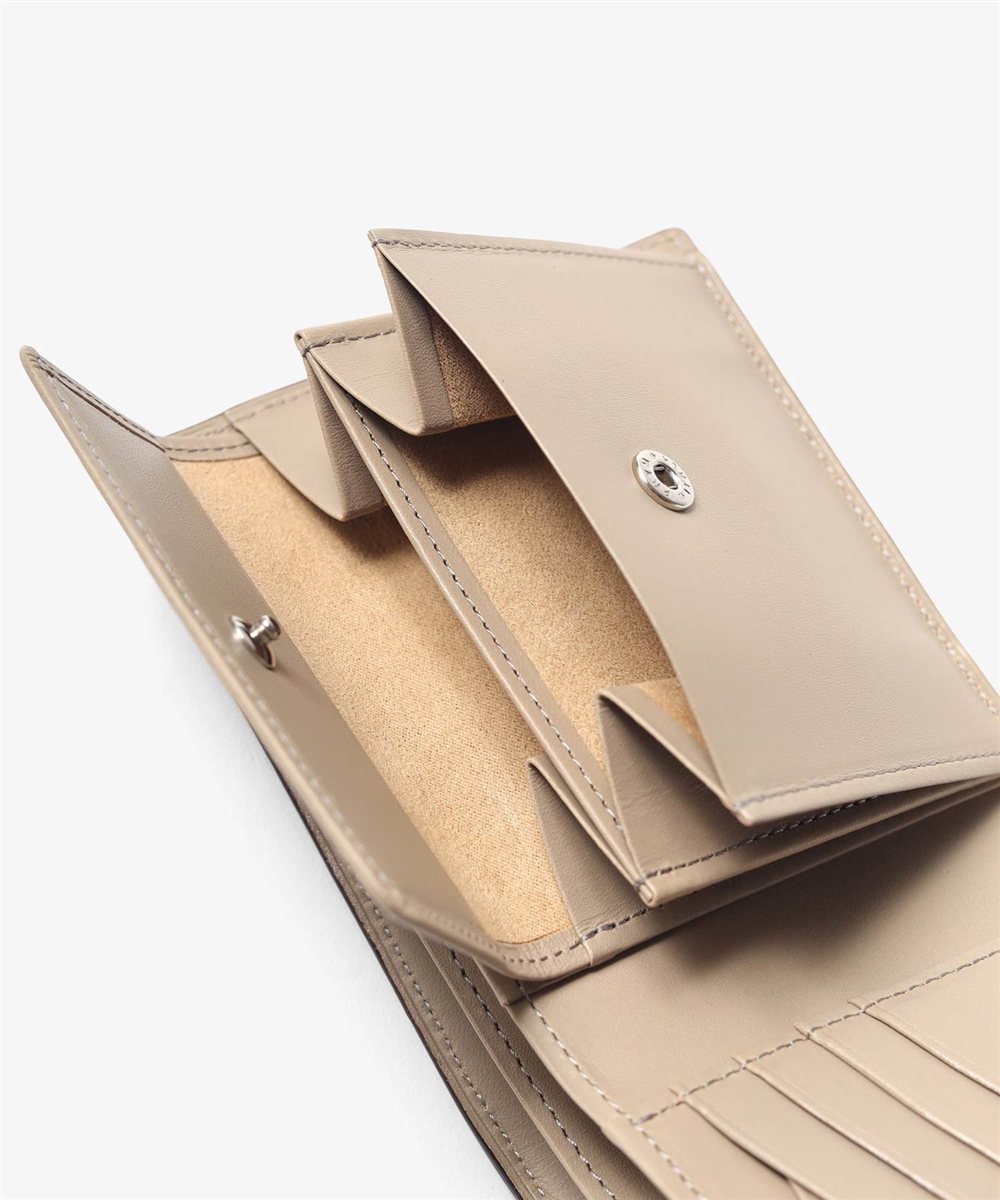 フジタカ フォールII コードバン 二つ折り財布 カード段13