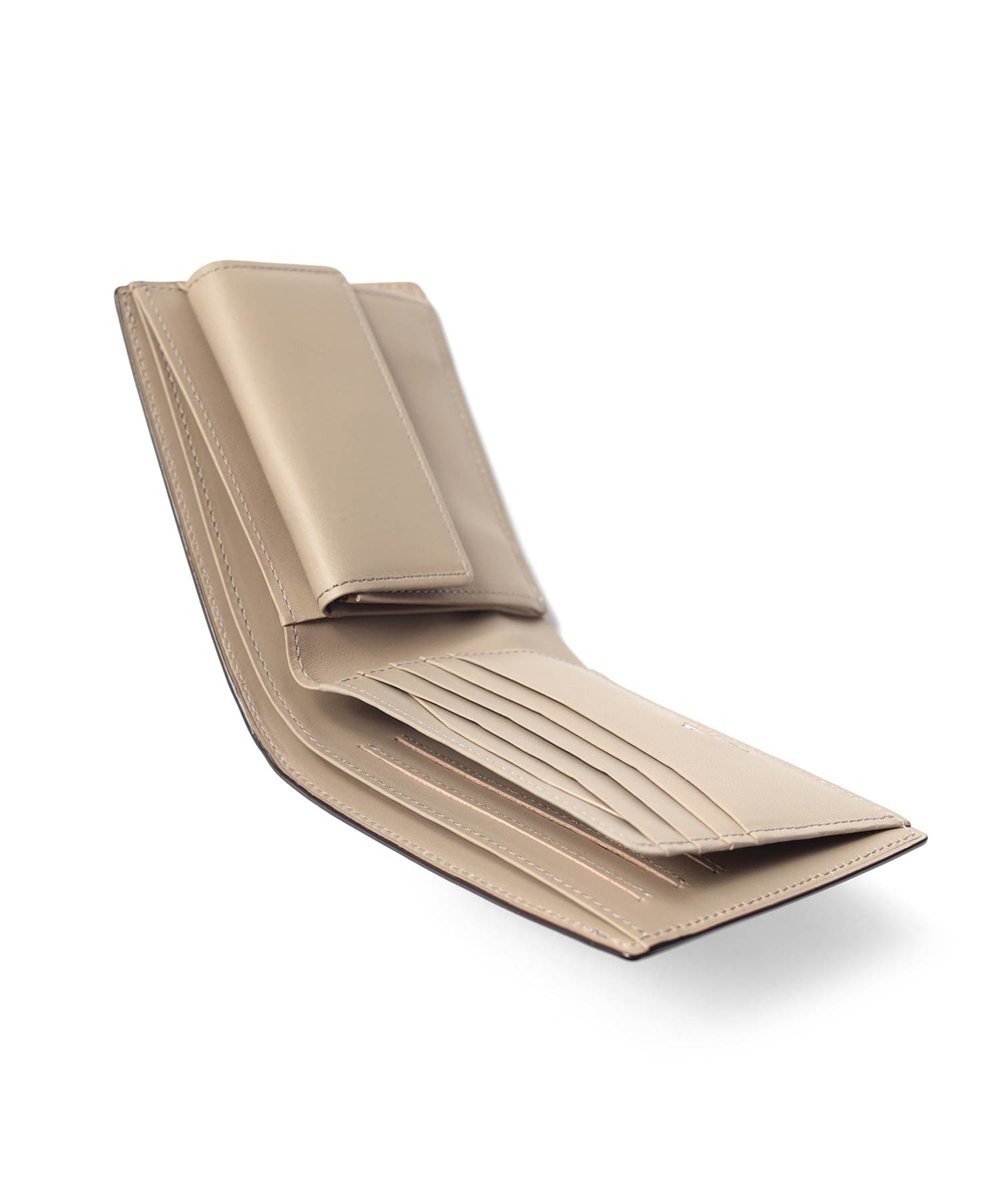 フジタカ フォールII コードバン 二つ折り財布 カード段13