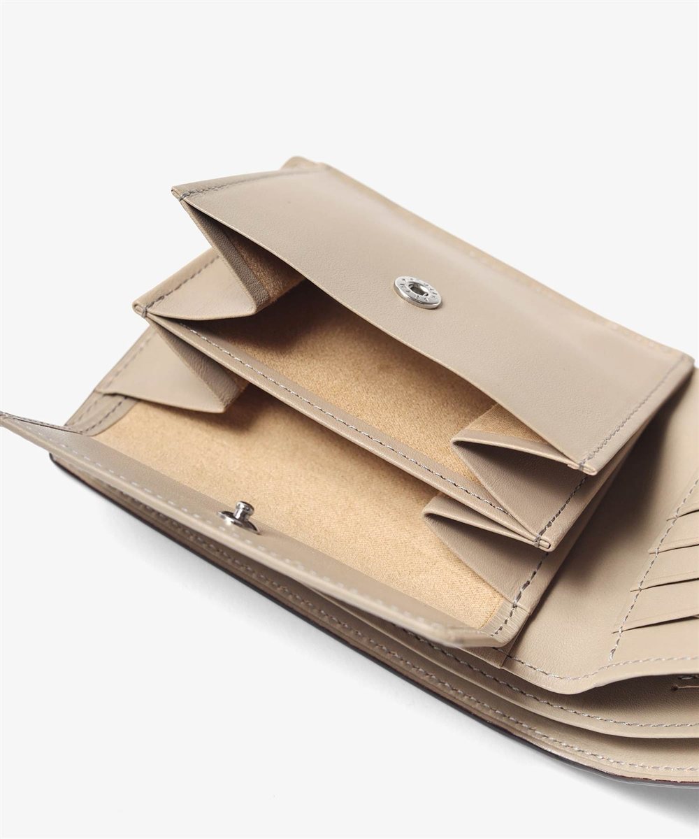 フジタカ フォールII コードバン 二つ折り財布 カード段13