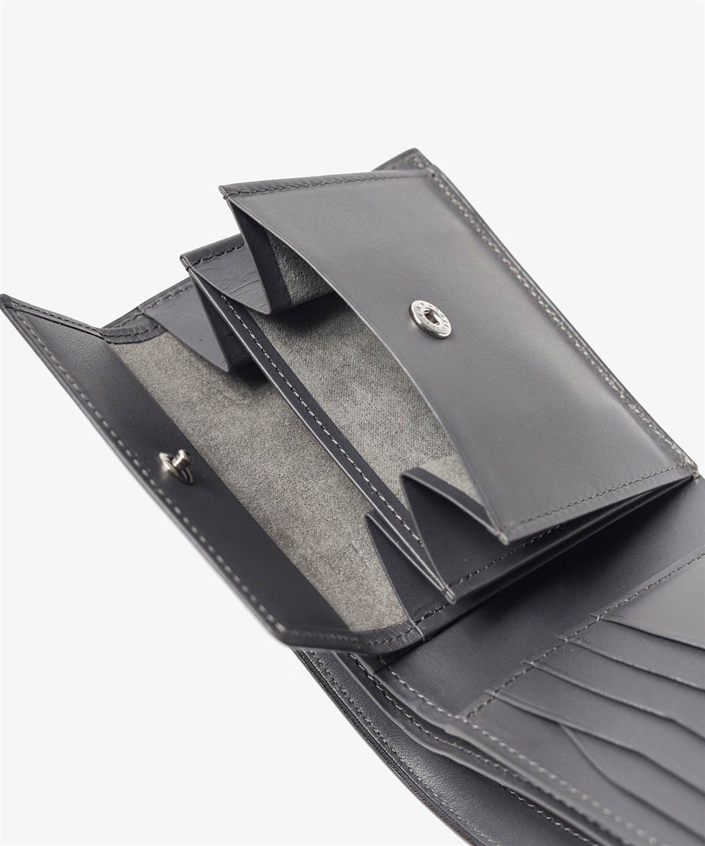 フジタカ フォールII コードバン 二つ折り財布 カード段13