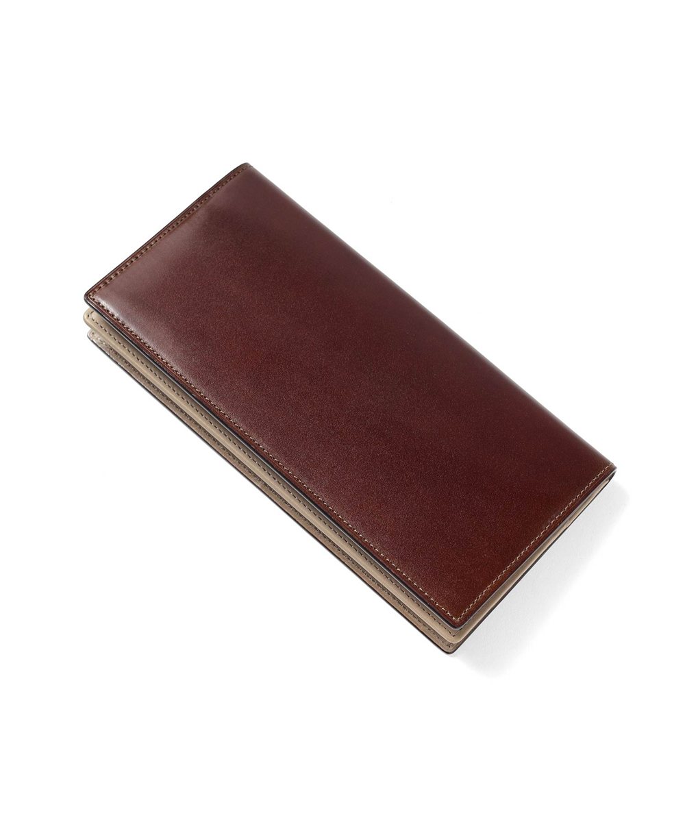 フジタカ フォールII コードバン かぶせ長財布 カード段14