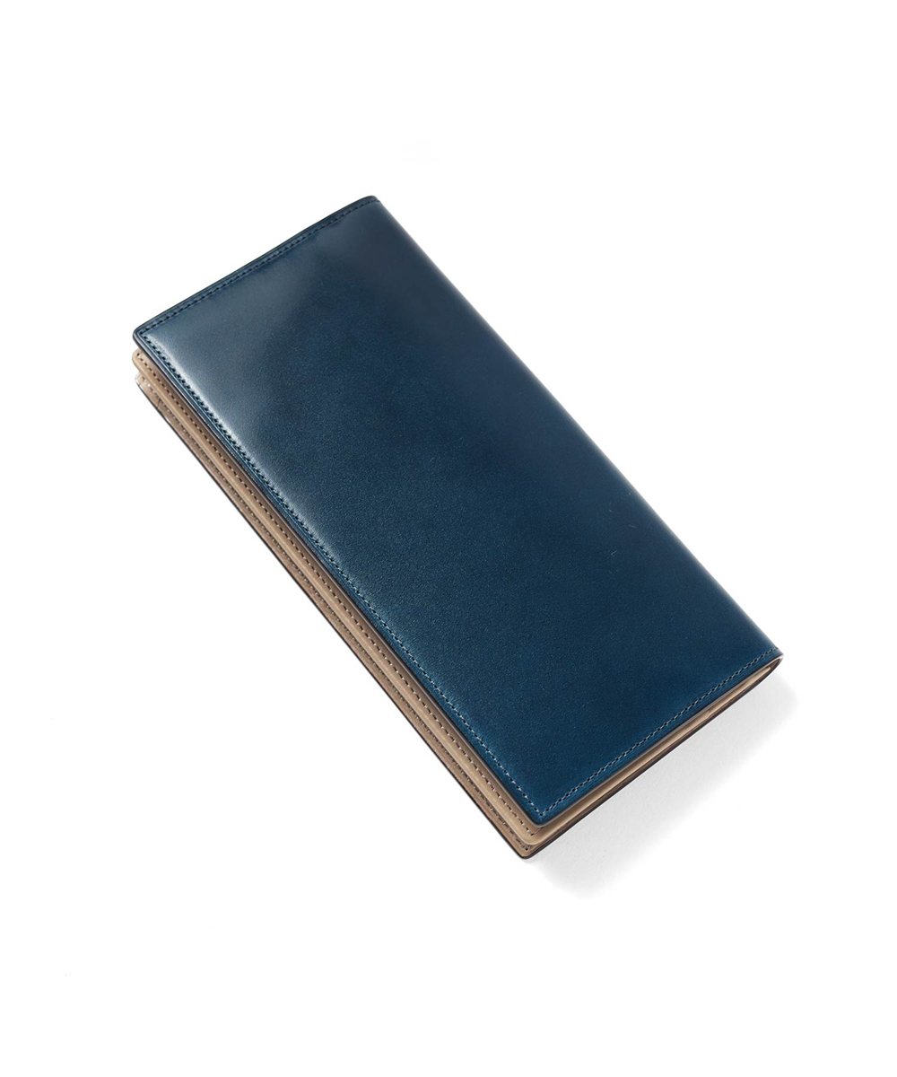 フジタカ フォールII コードバン かぶせ長財布 カード段14