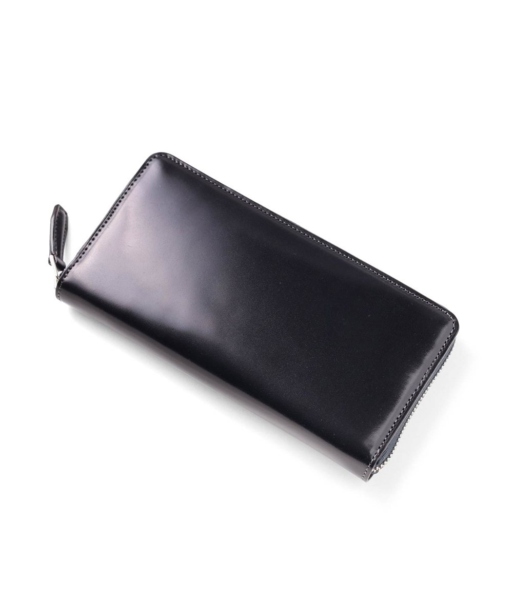 フジタカ フォールII コードバン ラウンドファスナー長財布 カード段19