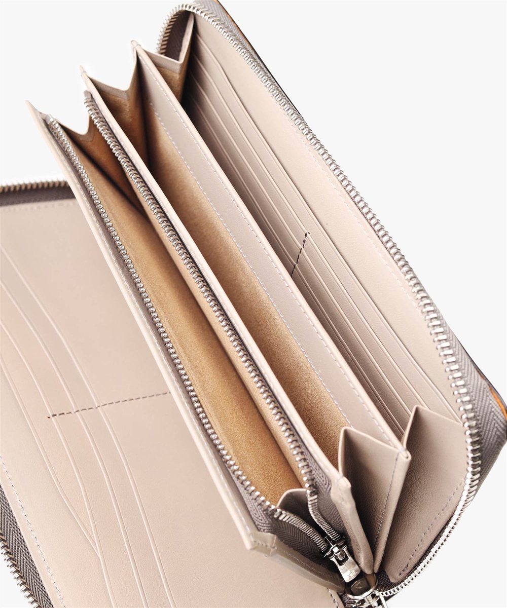 フジタカ フォールII コードバン ラウンドファスナー長財布 カード段19