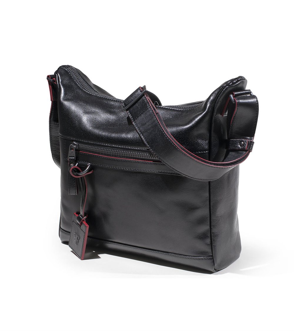 フジタカ ホーク レザーショルダーバッグ B5