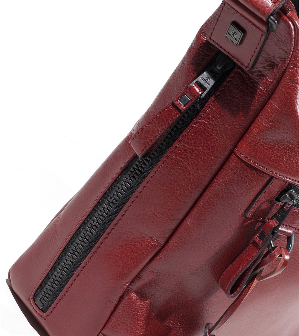 フジタカ ホーク レザーショルダーバッグ B5