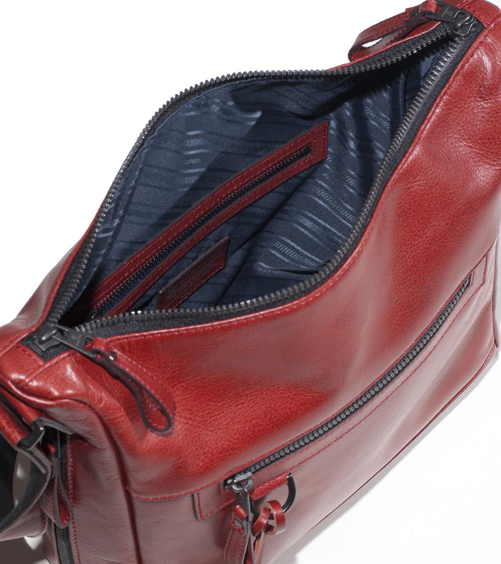 フジタカ ホーク レザーショルダーバッグ B5