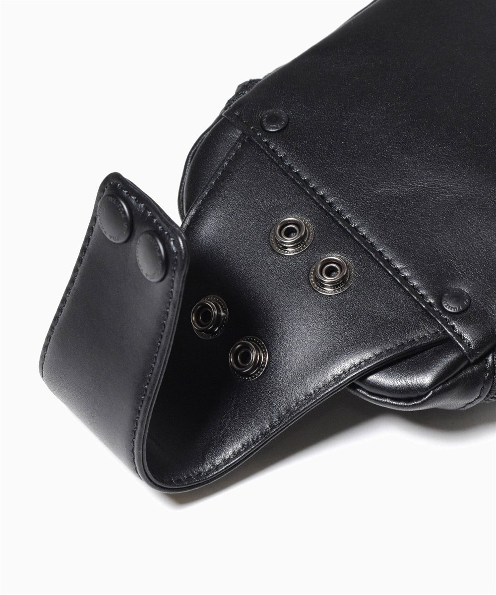 フジタカ ホーク レザーベルトポーチ