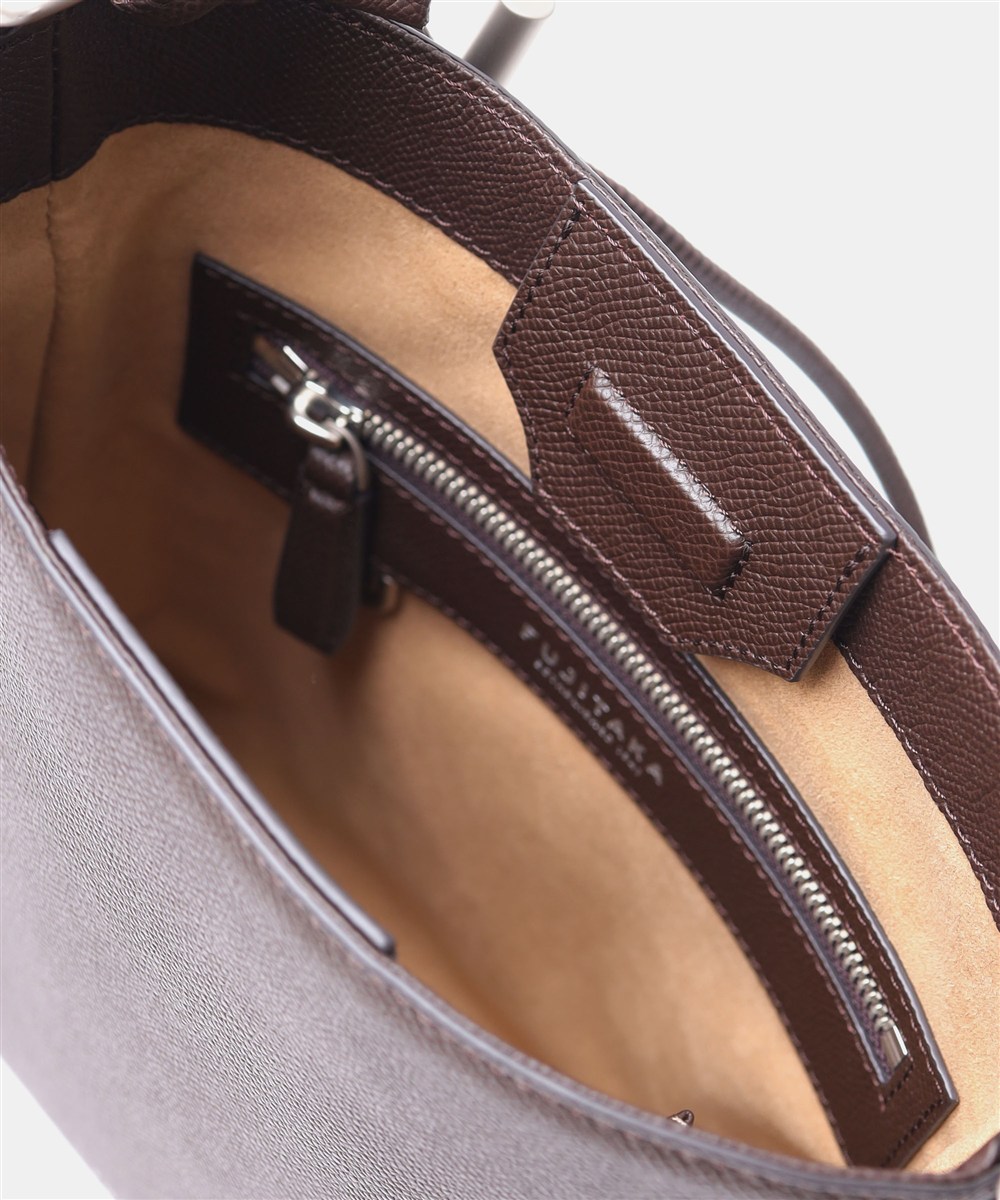 フジタカ ワープロラックスコンフォート  ミニ レザーショルダーバッグ