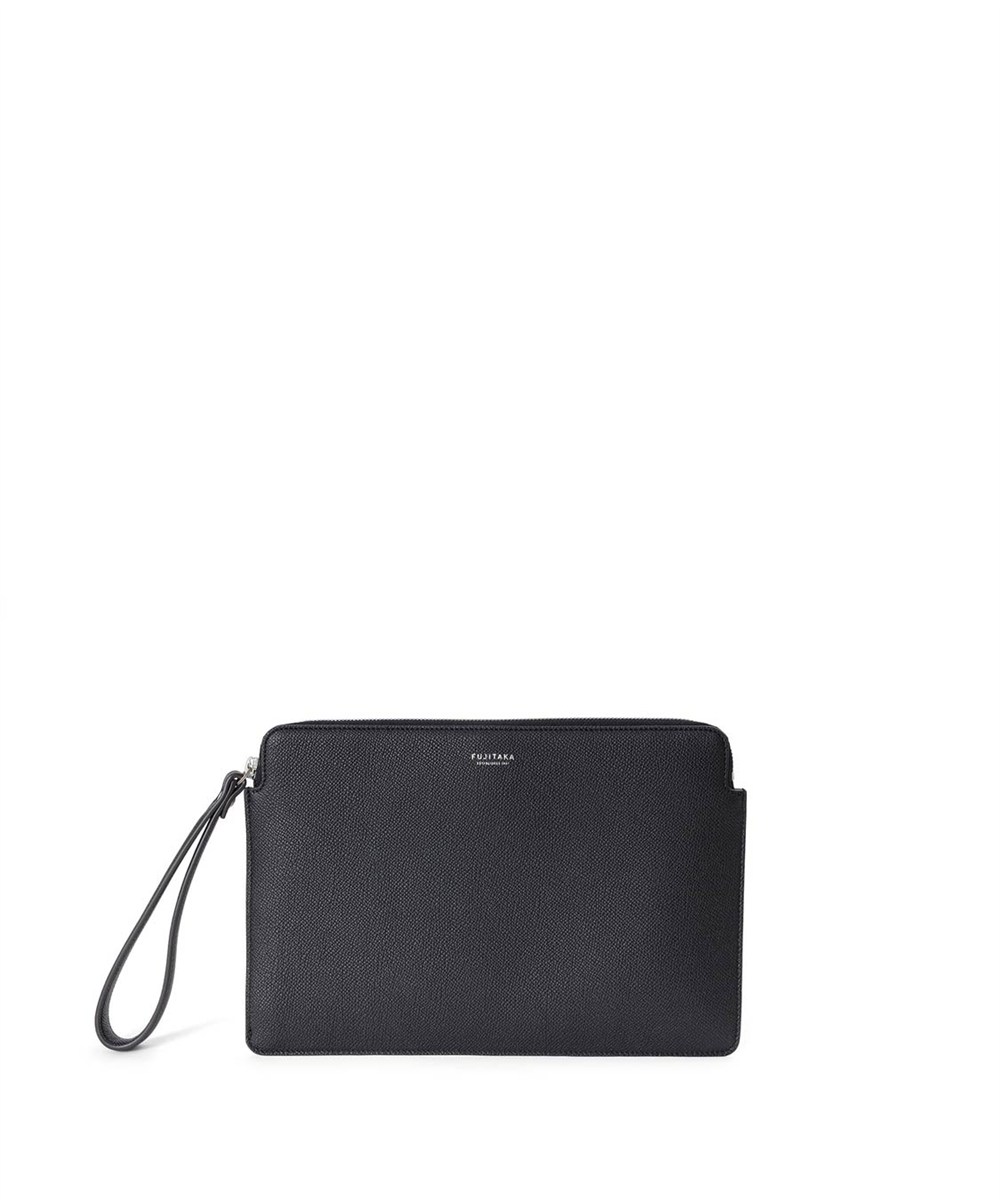 フジタカ ワープロラックスコンフォート レザークラッチバッグ B5