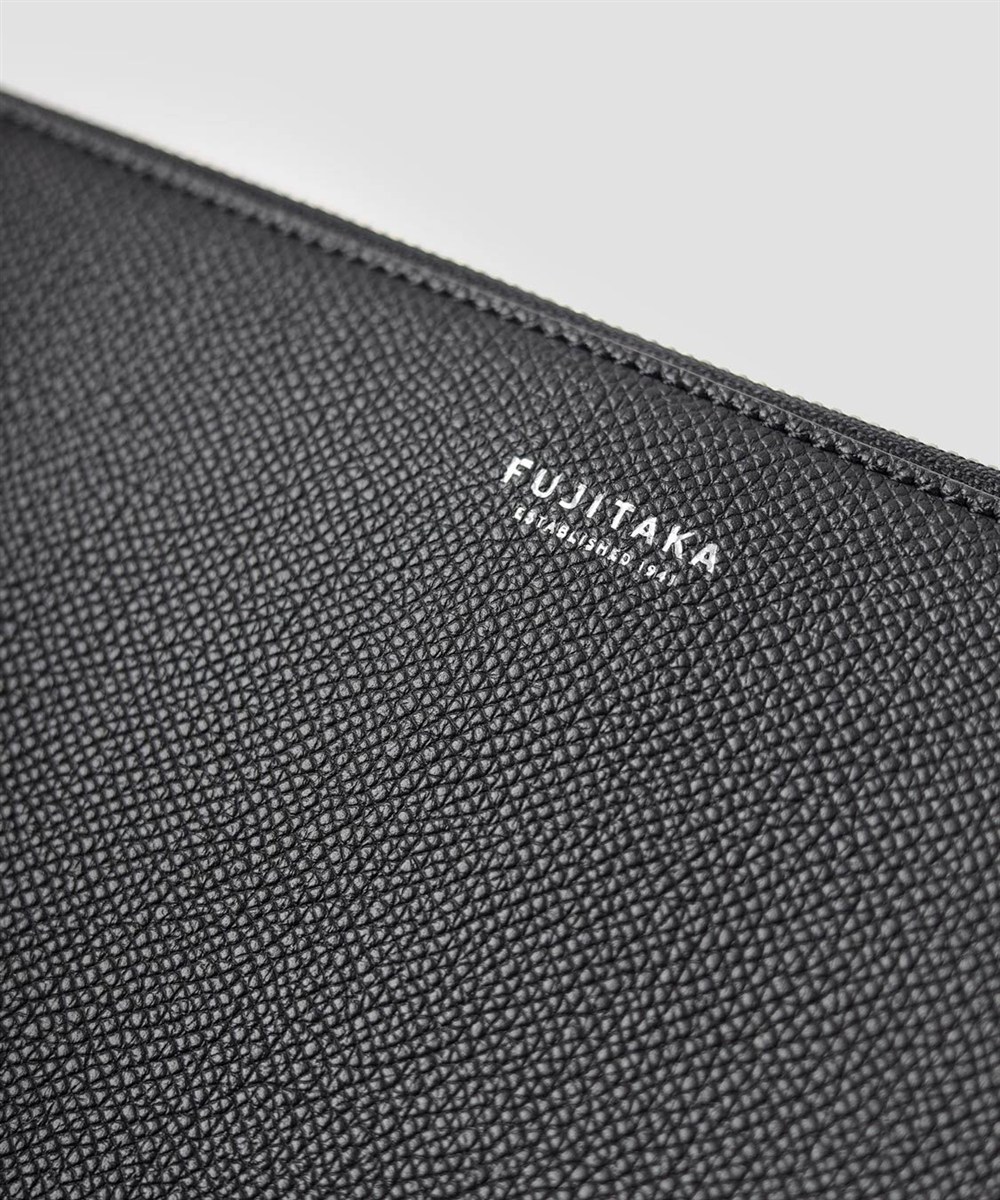 フジタカ ワープロラックスコンフォート レザークラッチバッグ B5