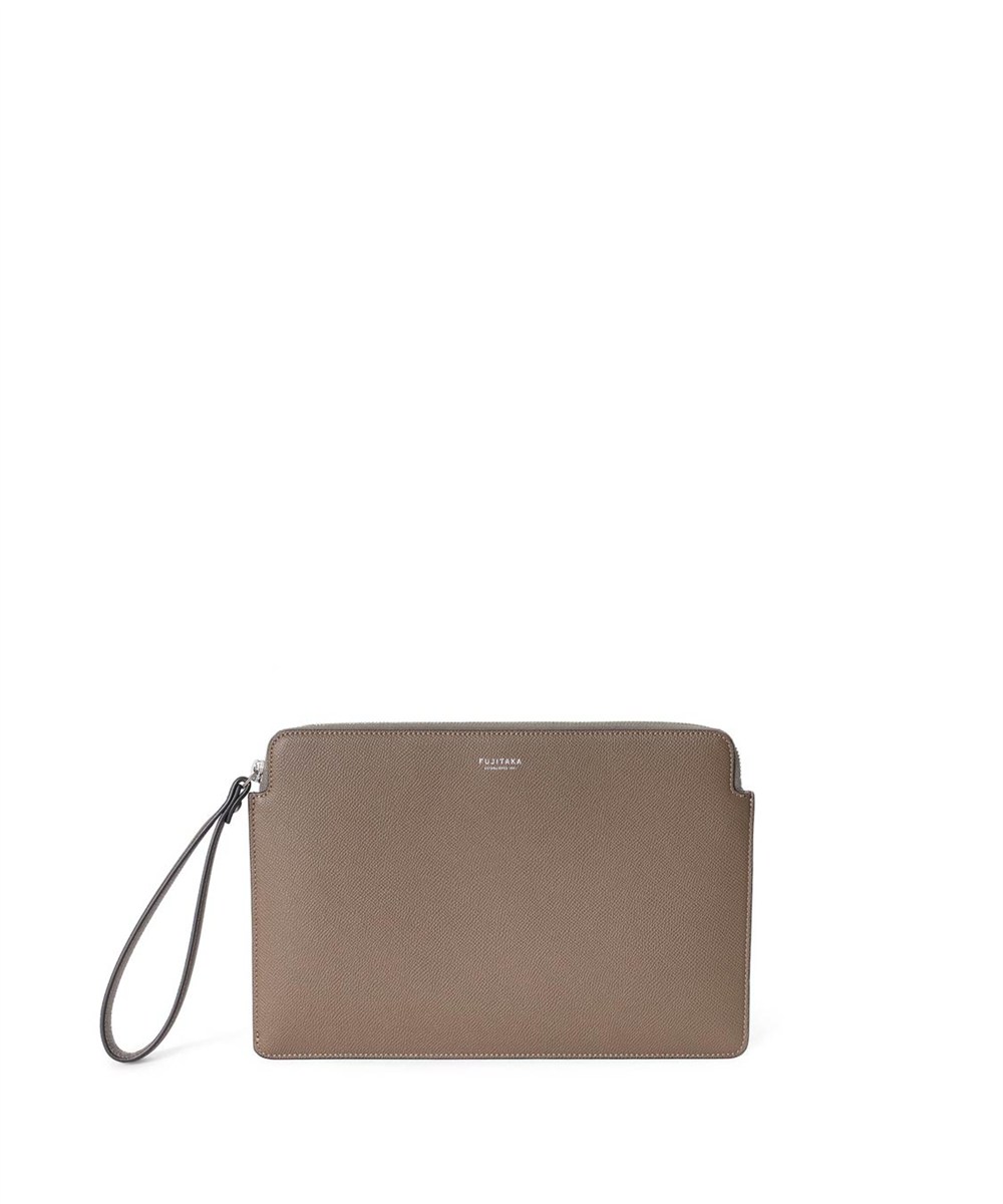 フジタカ ワープロラックスコンフォート レザークラッチバッグ B5