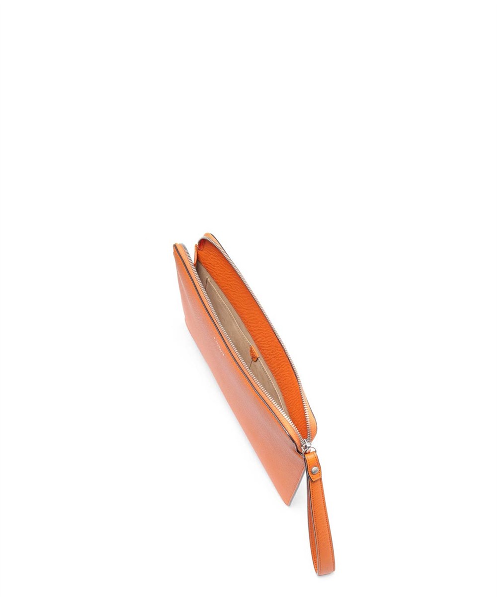 フジタカ ワープロラックスコンフォート レザークラッチバッグ B5