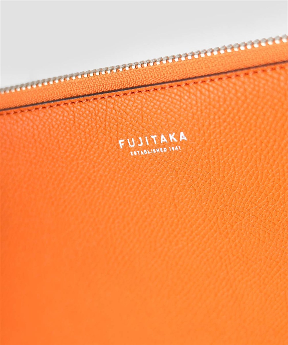 フジタカ ワープロラックスコンフォート レザークラッチバッグ B5