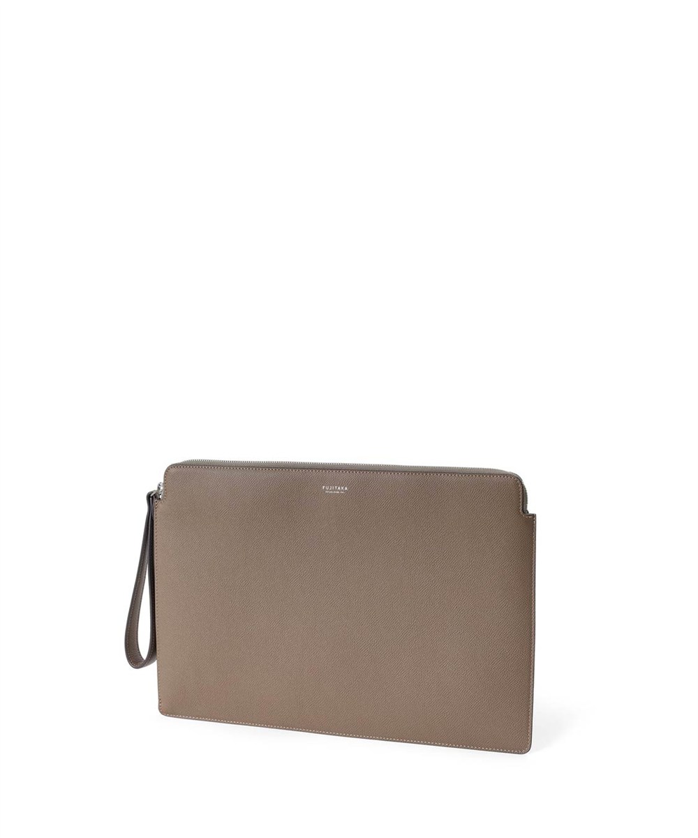 フジタカ ワープロラックスコンフォート レザークラッチバッグ A4