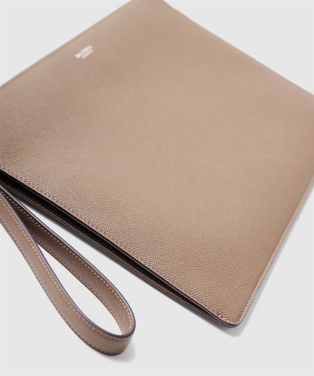 フジタカ ワープロラックスコンフォート レザークラッチバッグ A4