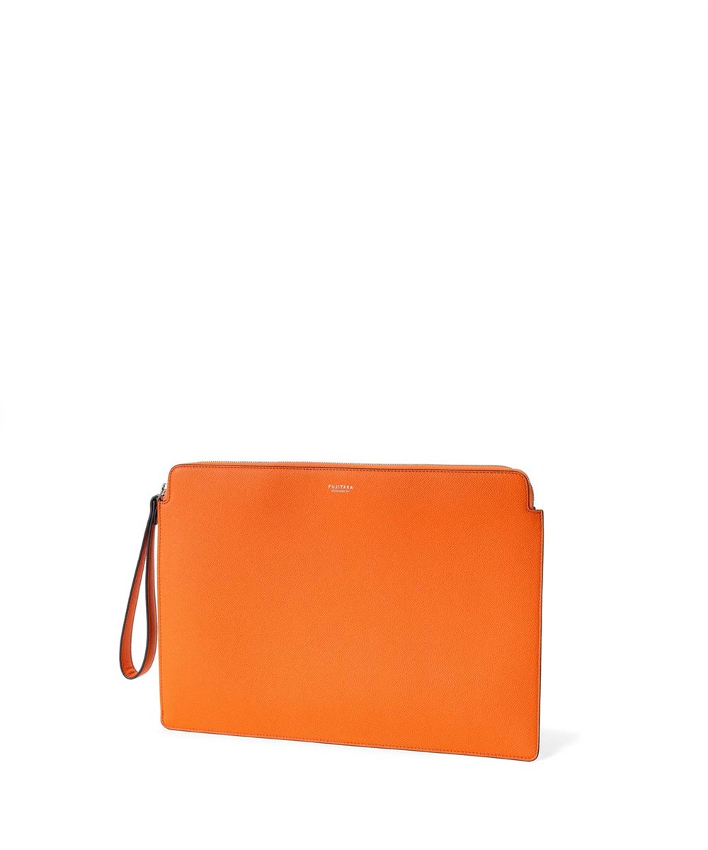 フジタカ ワープロラックスコンフォート レザークラッチバッグ A4