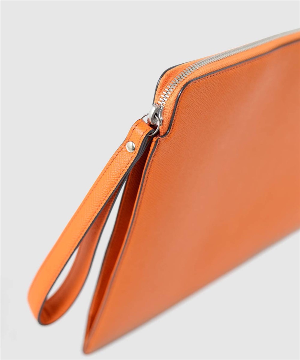 フジタカ ワープロラックスコンフォート レザークラッチバッグ A4