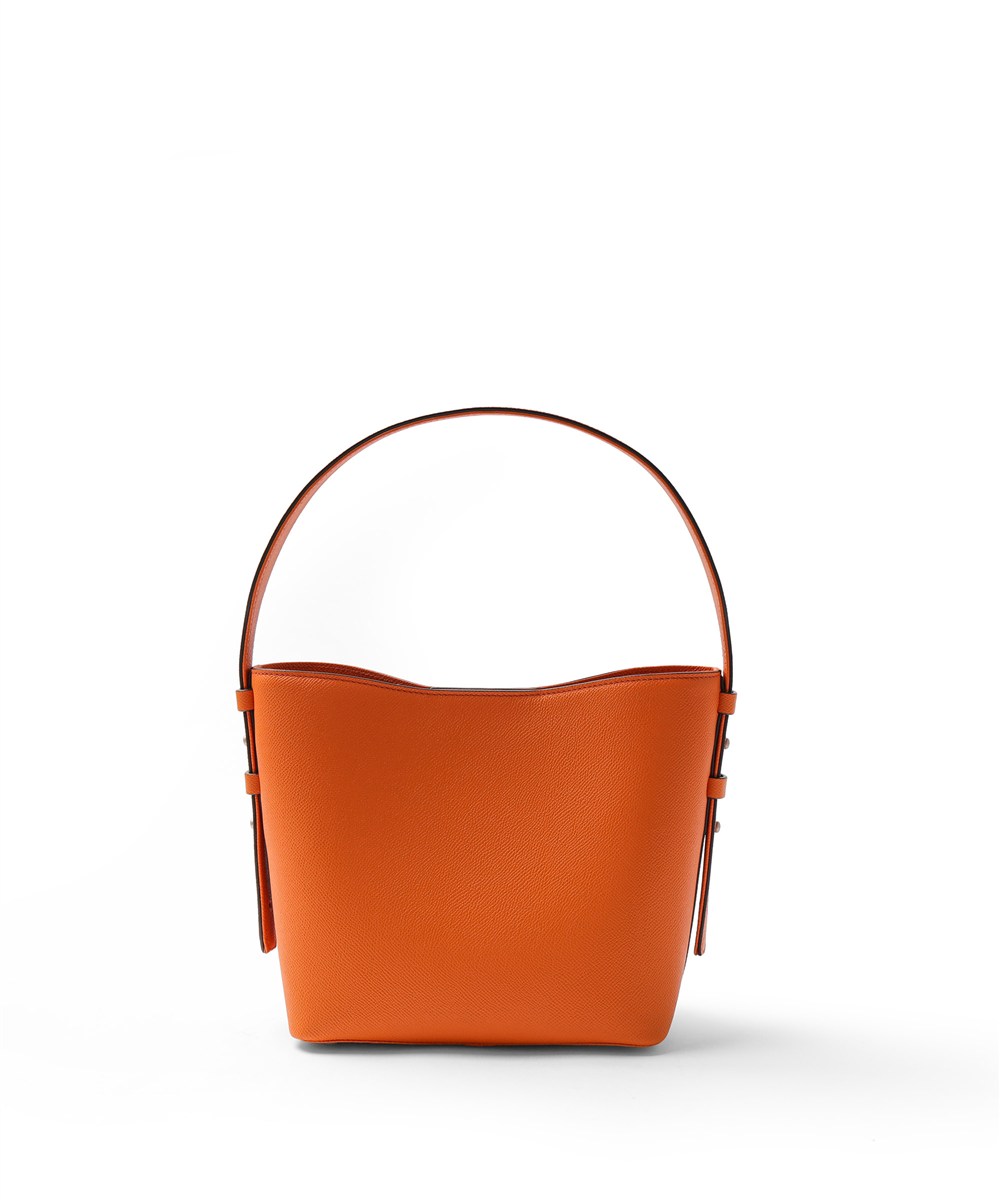 フジタカ ワープロラックスコンフォート ワンハンドル スモール レザートートバッグ