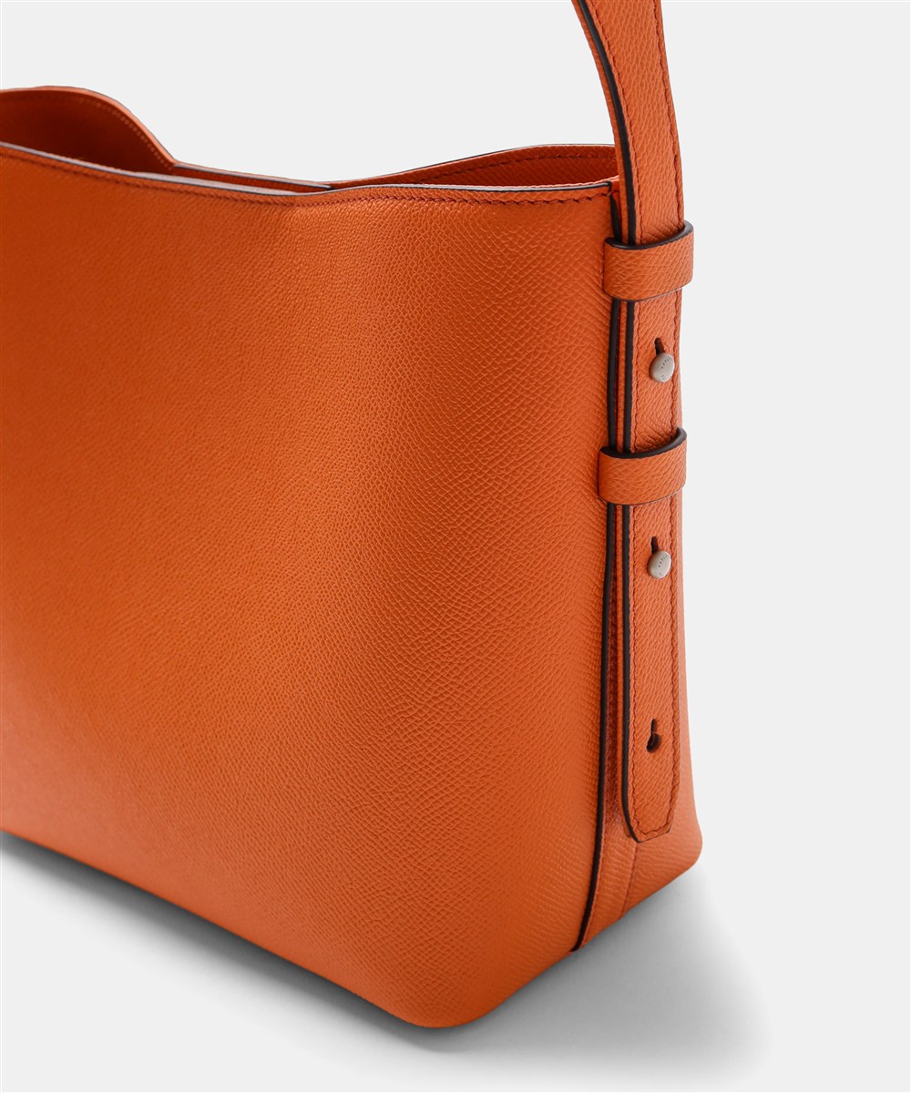 フジタカ ワープロラックスコンフォート ワンハンドル スモール レザートートバッグ