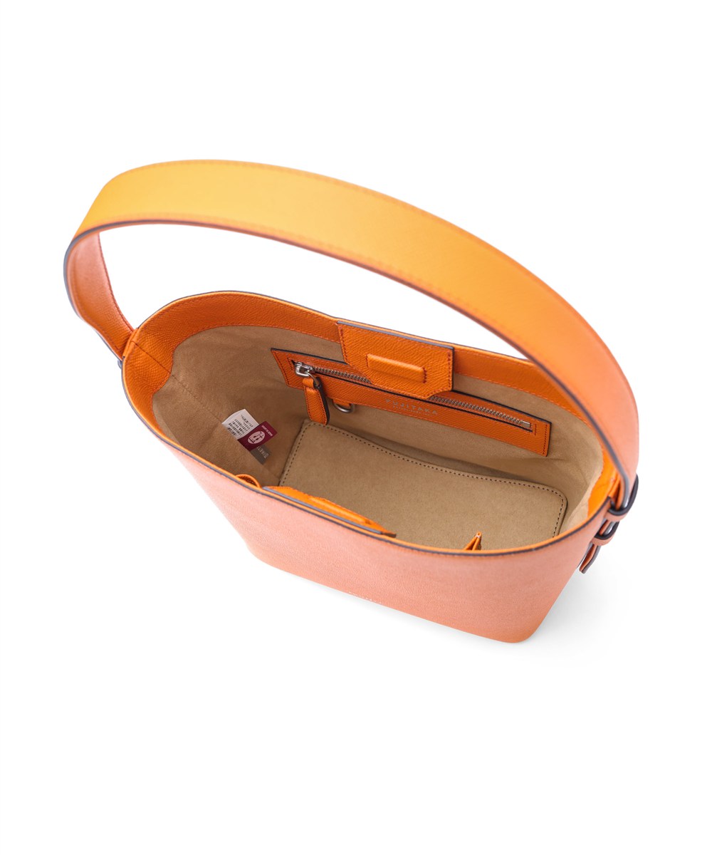 フジタカ ワープロラックスコンフォート ワンハンドル スモール レザートートバッグ