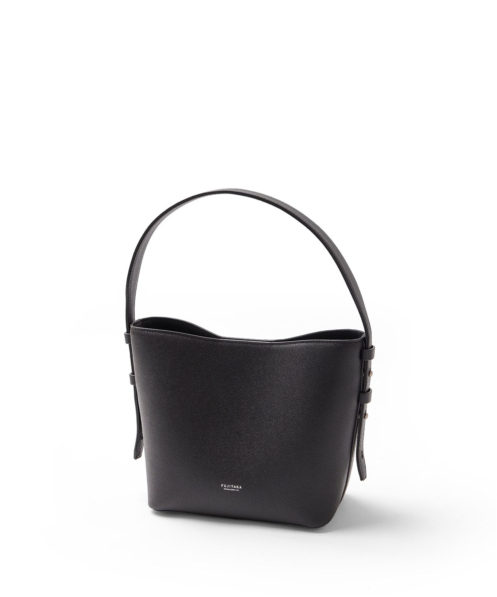 フジタカ ワープロラックスコンフォート ワンハンドル スモール レザートートバッグ