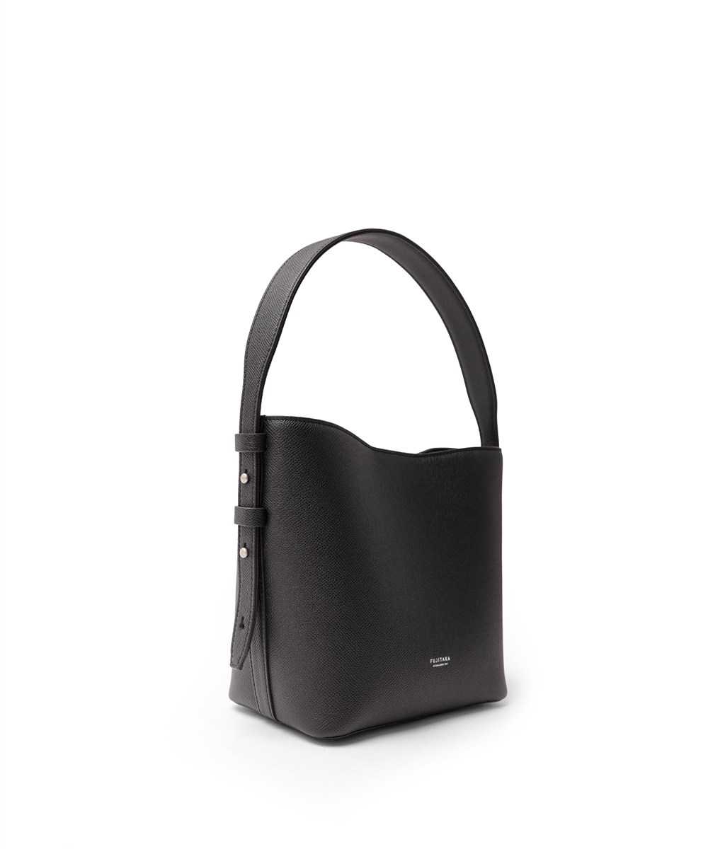 フジタカ ワープロラックスコンフォート ワンハンドル スモール レザートートバッグ