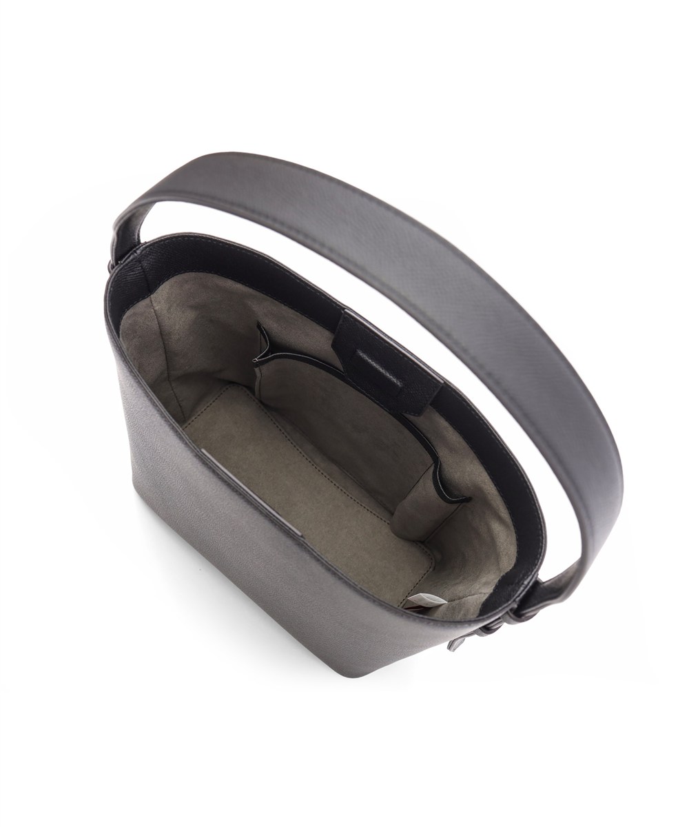 フジタカ ワープロラックスコンフォート ワンハンドル スモール レザートートバッグ