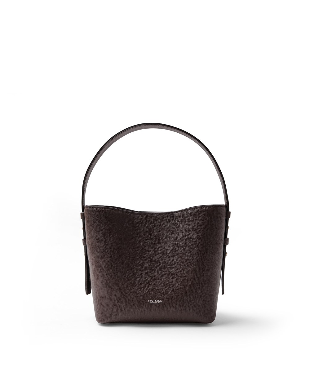 フジタカ ワープロラックスコンフォート ワンハンドル スモール レザートートバッグ