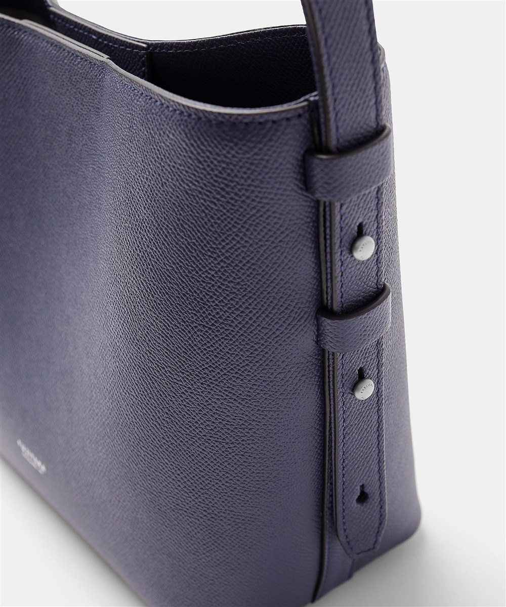 フジタカ ワープロラックスコンフォート ワンハンドル スモール レザートートバッグ