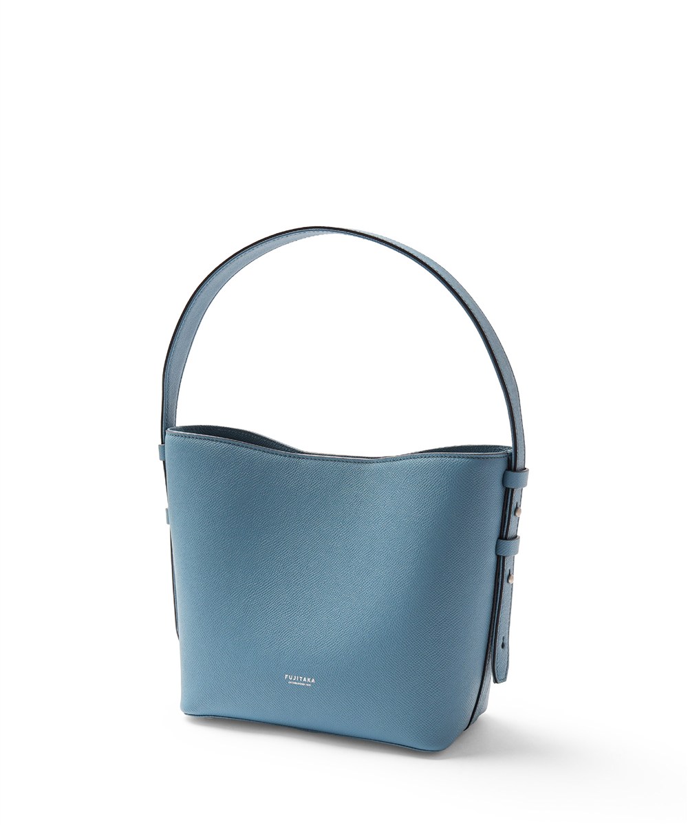 フジタカ ワープロラックスコンフォート ワンハンドル スモール レザートートバッグ