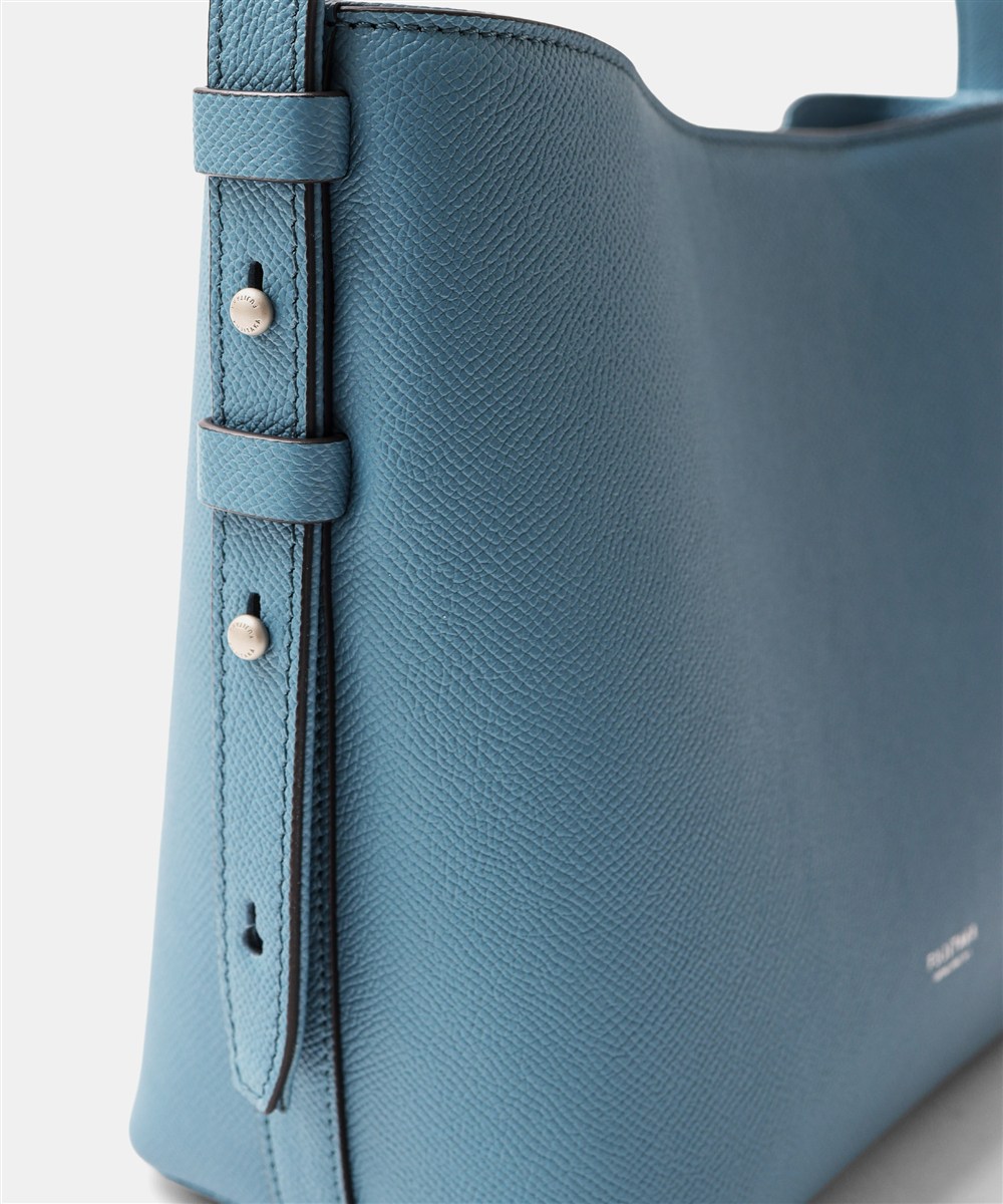 フジタカ ワープロラックスコンフォート ワンハンドル スモール レザートートバッグ