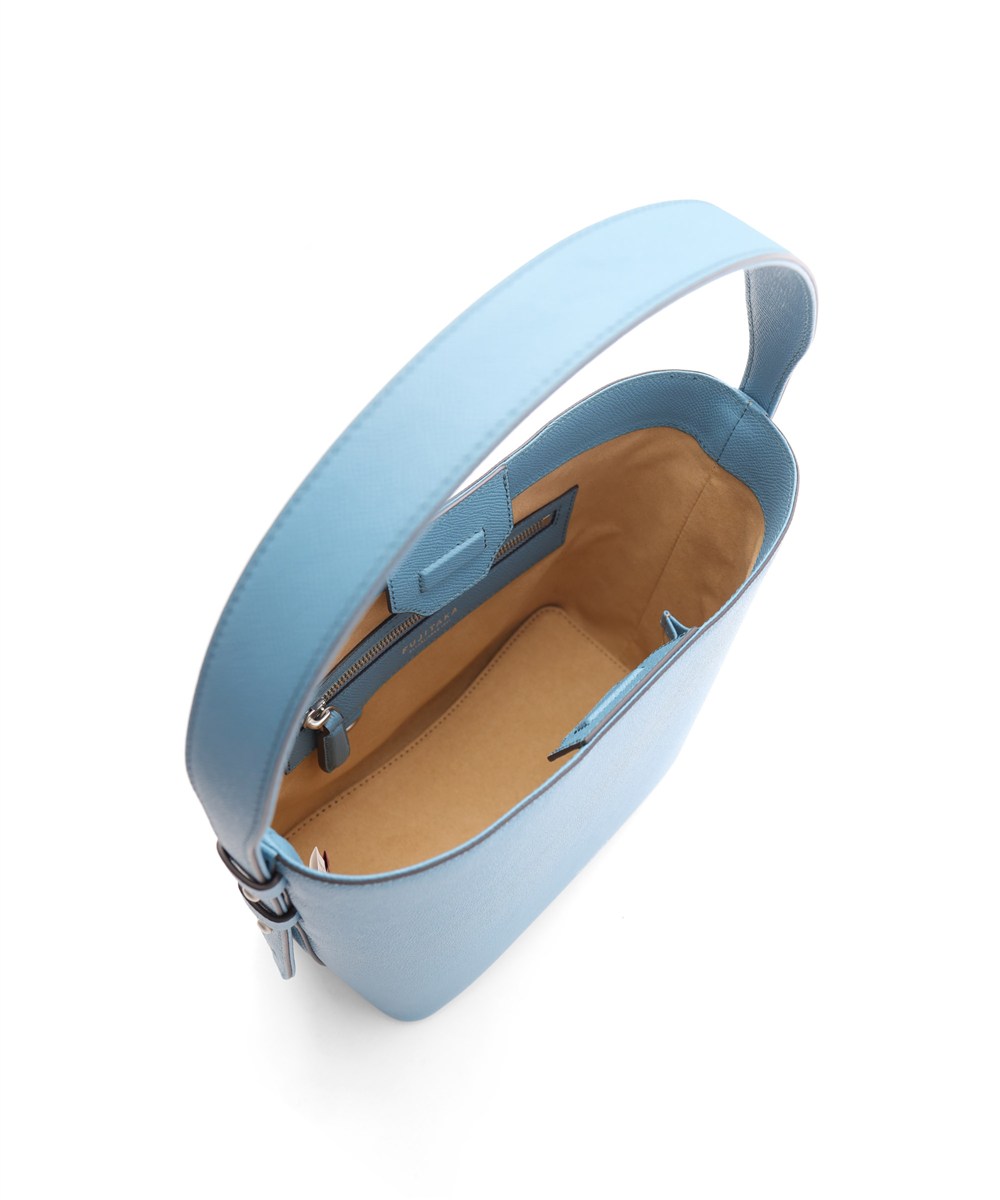 フジタカ ワープロラックスコンフォート ワンハンドル スモール レザートートバッグ