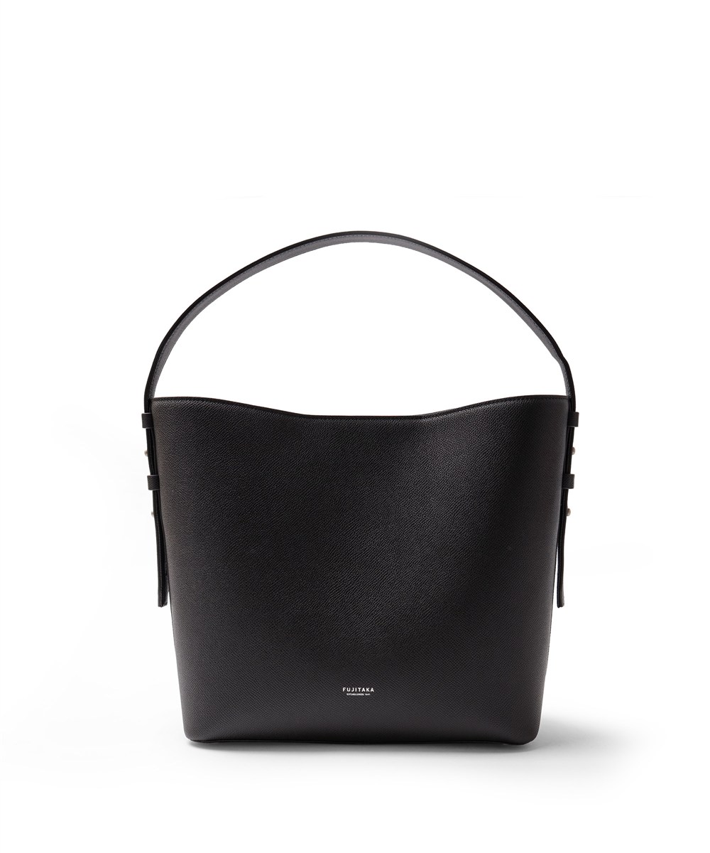 フジタカ ワープロラックスコンフォート ワンハンドル ミディアム レザートートバッグ