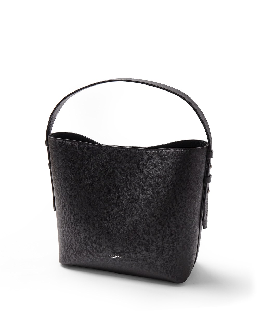 フジタカ ワープロラックスコンフォート ワンハンドル ミディアム レザートートバッグ
