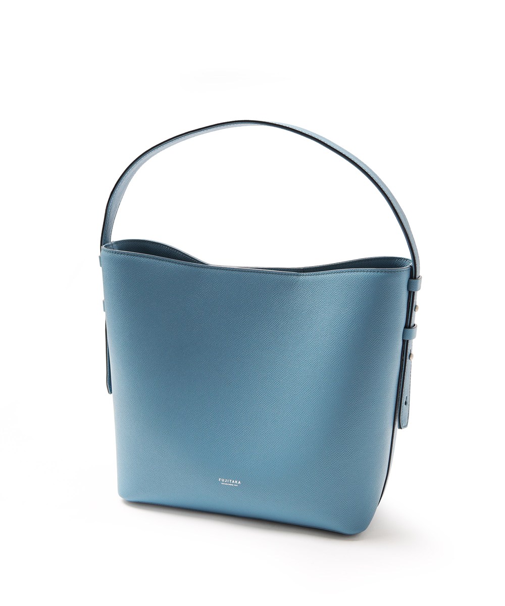 フジタカ ワープロラックスコンフォート ワンハンドル ミディアム レザートートバッグ