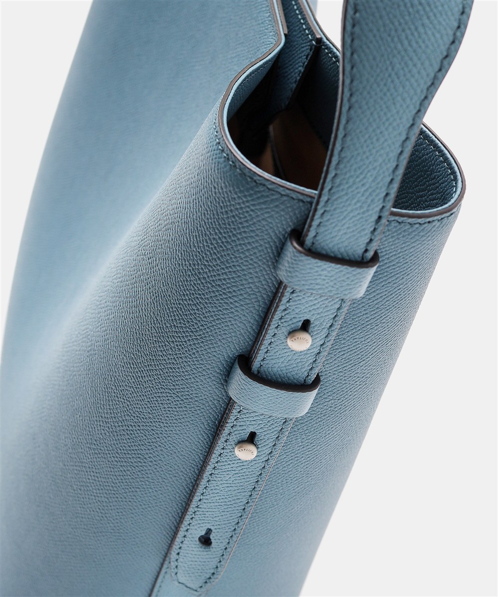 フジタカ ワープロラックスコンフォート ワンハンドル ミディアム レザートートバッグ