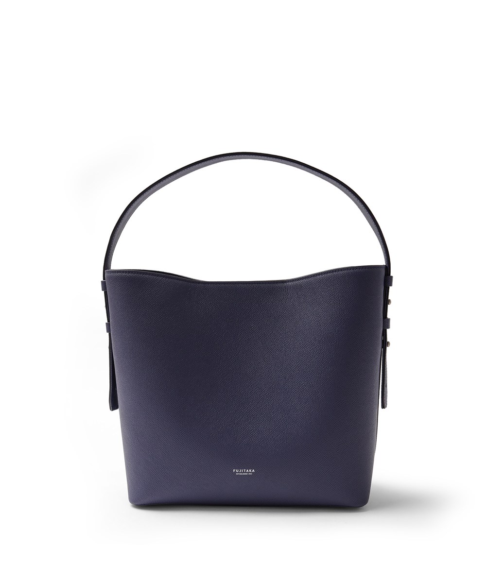 フジタカ ワープロラックスコンフォート ワンハンドル ミディアム レザートートバッグ