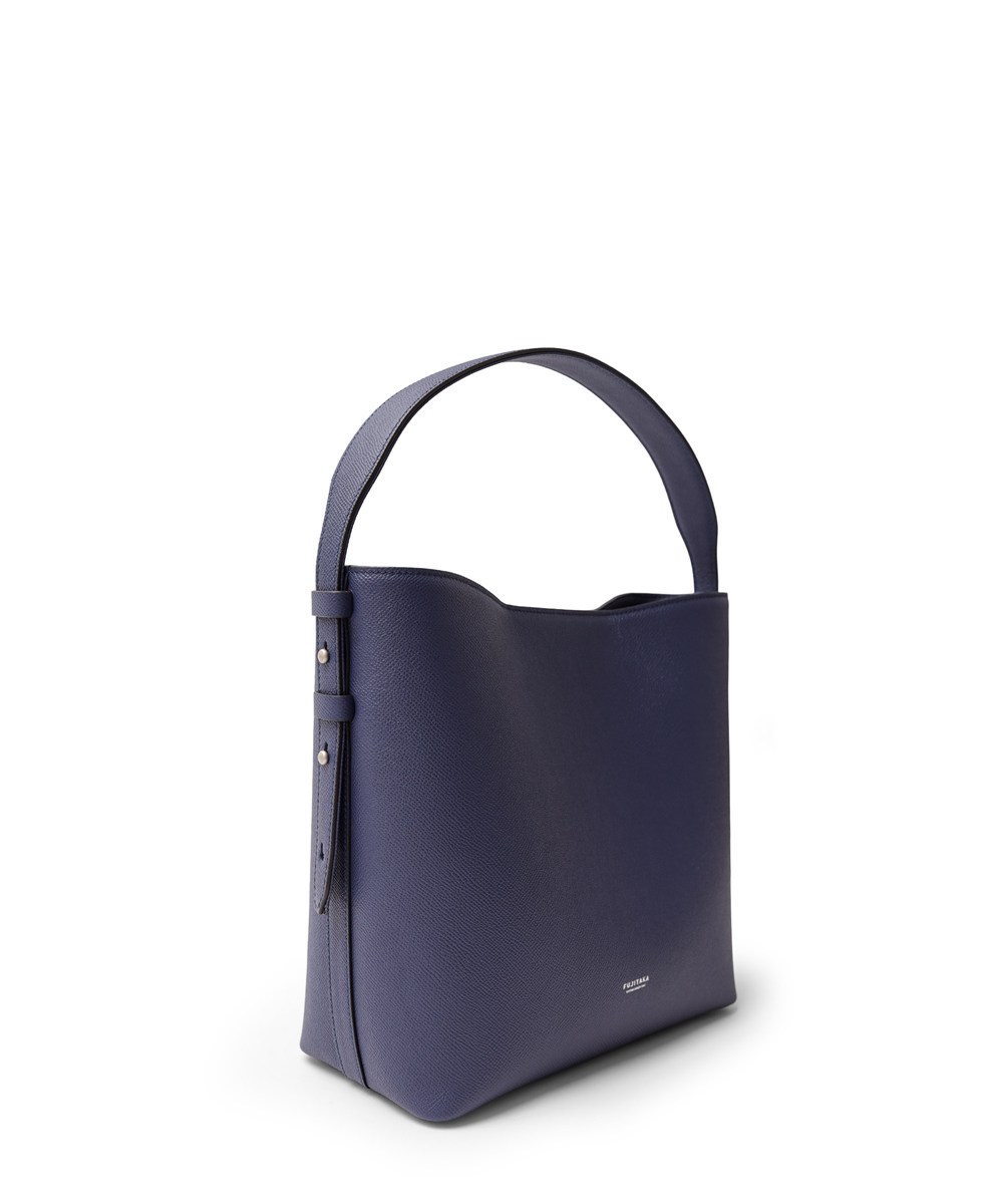 フジタカ ワープロラックスコンフォート ワンハンドル ミディアム レザートートバッグ