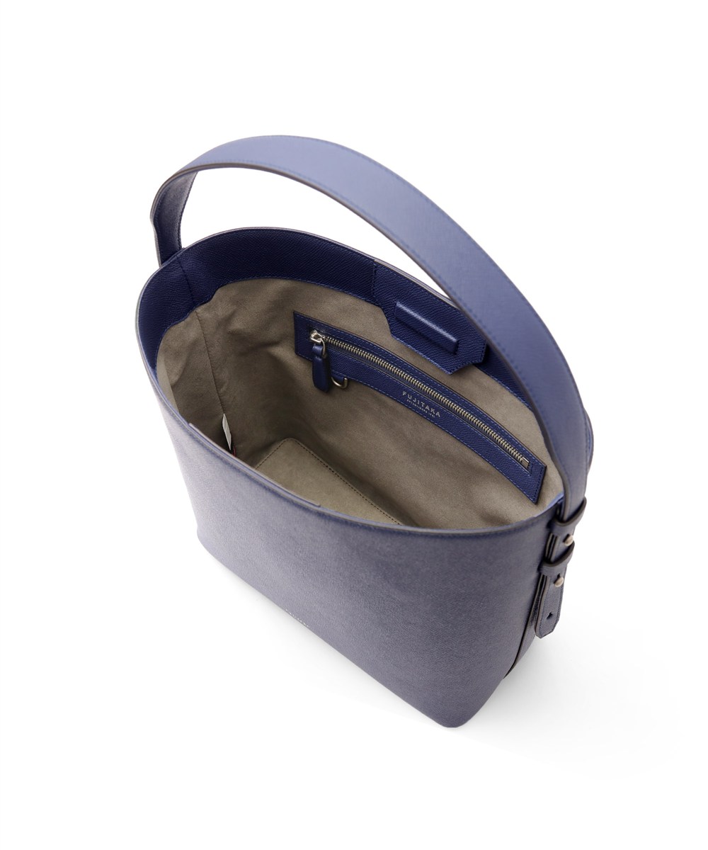 フジタカ ワープロラックスコンフォート ワンハンドル ミディアム レザートートバッグ