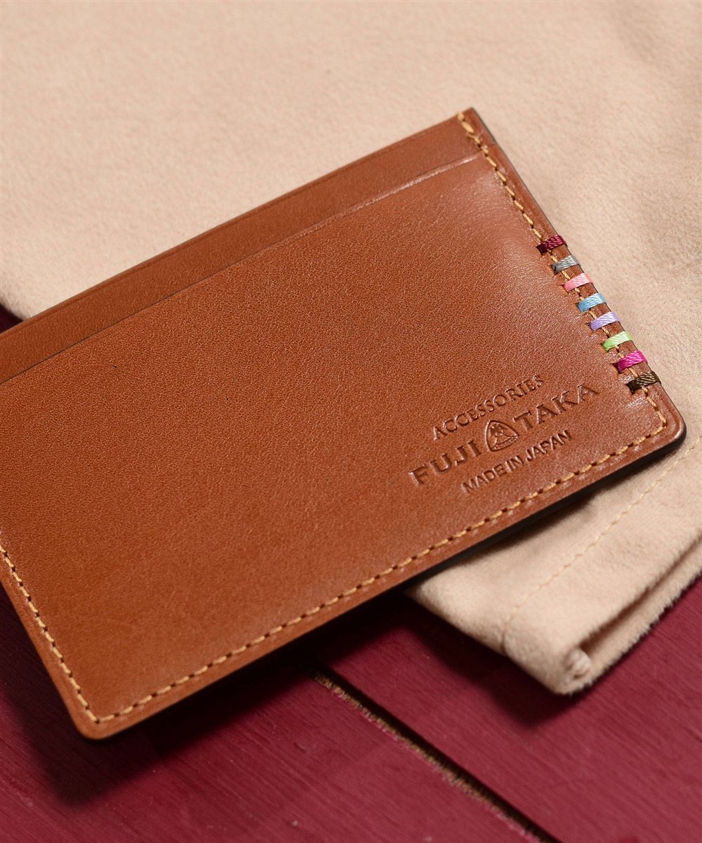 フジタカ デュプイ ボックスカーフ ボックス パスケース