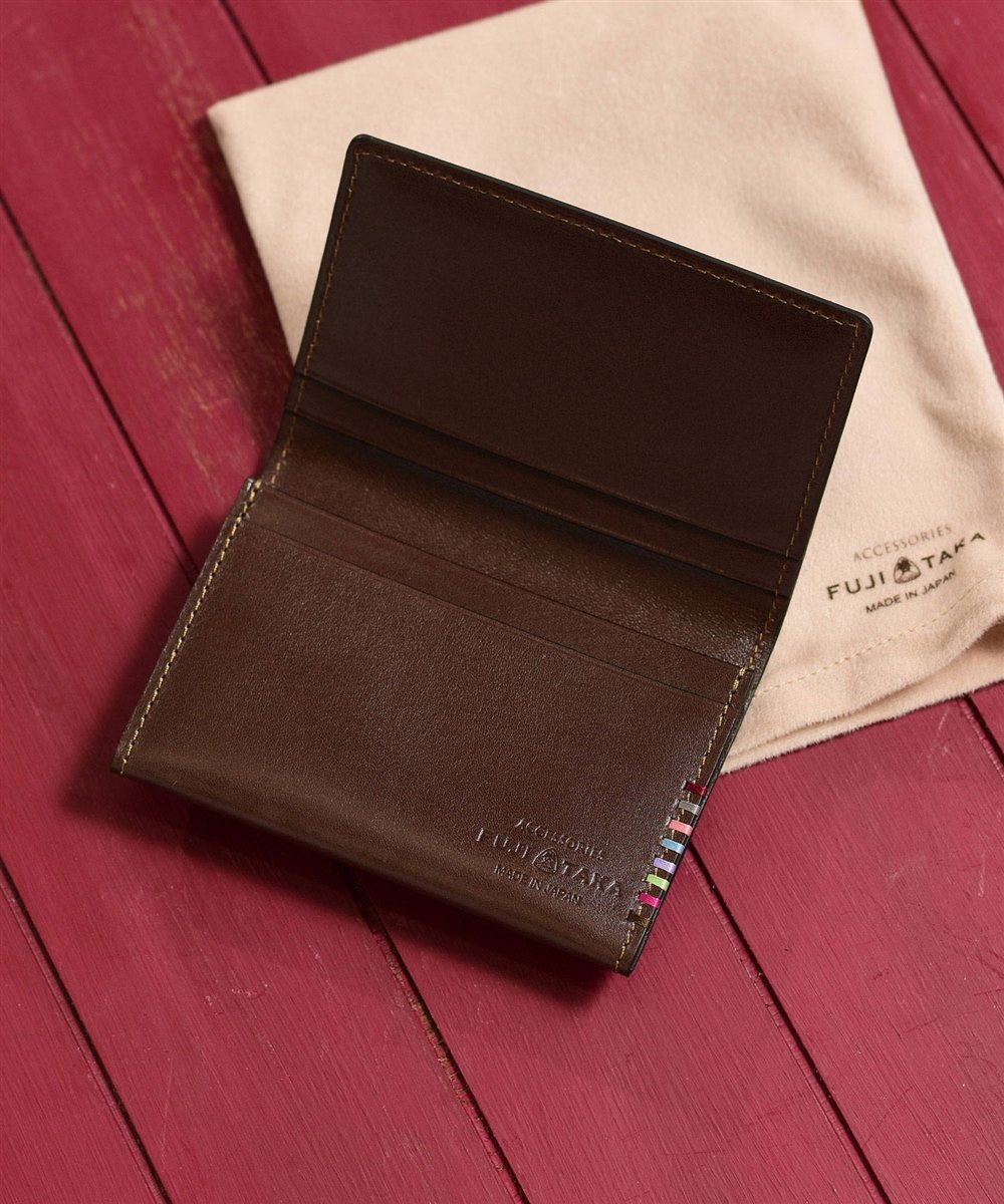 フジタカ デュプイ ボックスカーフ ボックス 名刺入れ