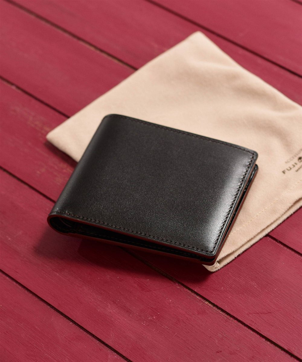 フジタカ デュプイ ボックスカーフ ボックス 二つ折り財布 カード段6