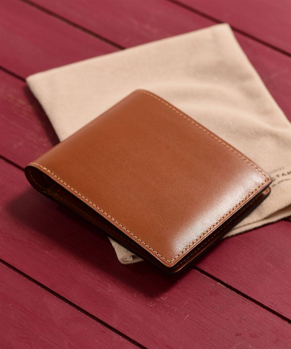 フジタカ デュプイ ボックスカーフ ボックス 二つ折り財布 カード段6