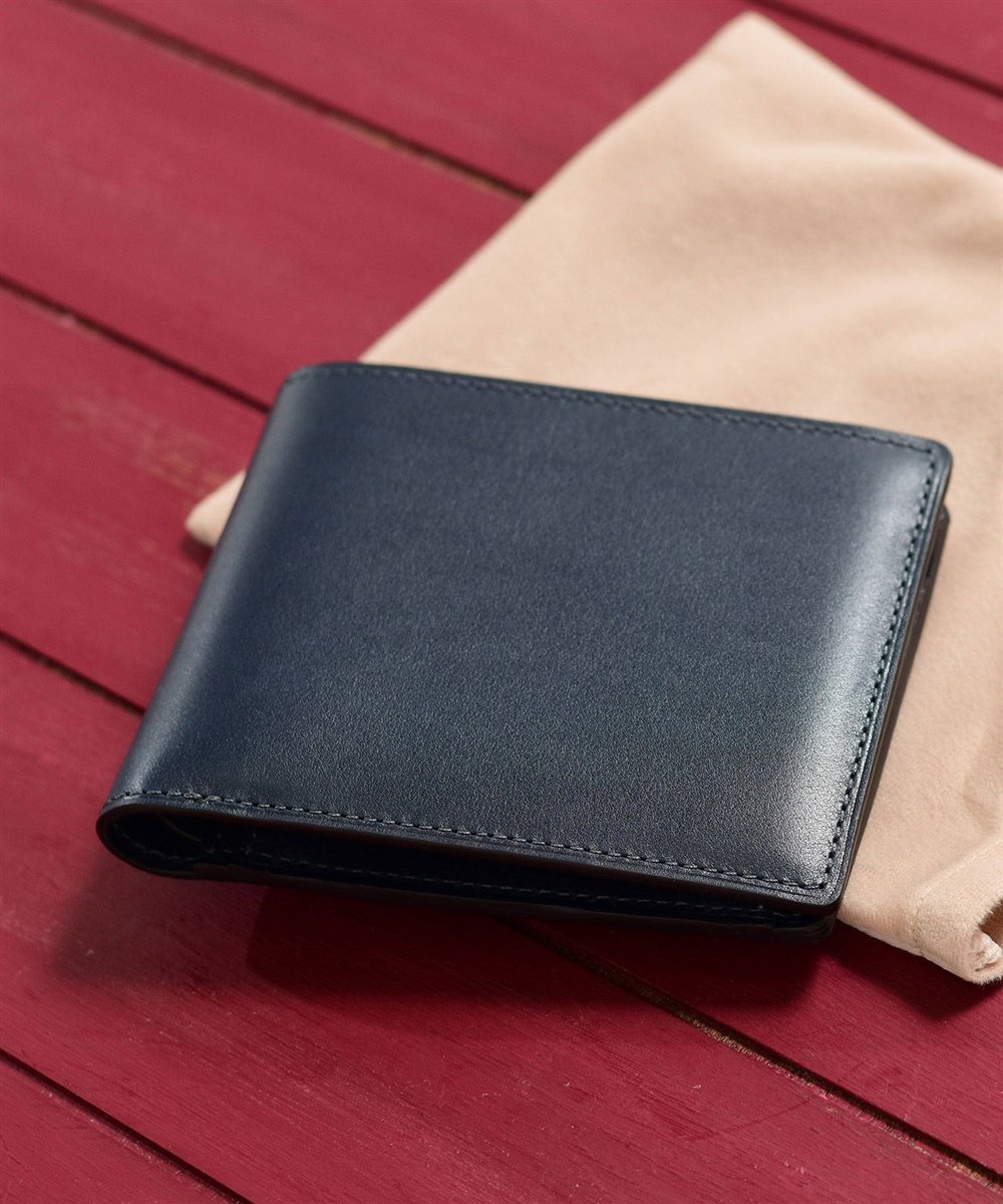 フジタカ デュプイ ボックスカーフ ボックス 二つ折り財布 カード段6