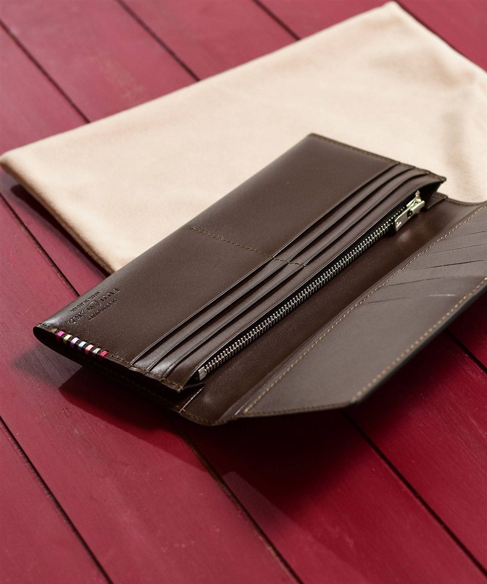 フジタカ デュプイ ボックスカーフ ボックス 長財布 カード段13