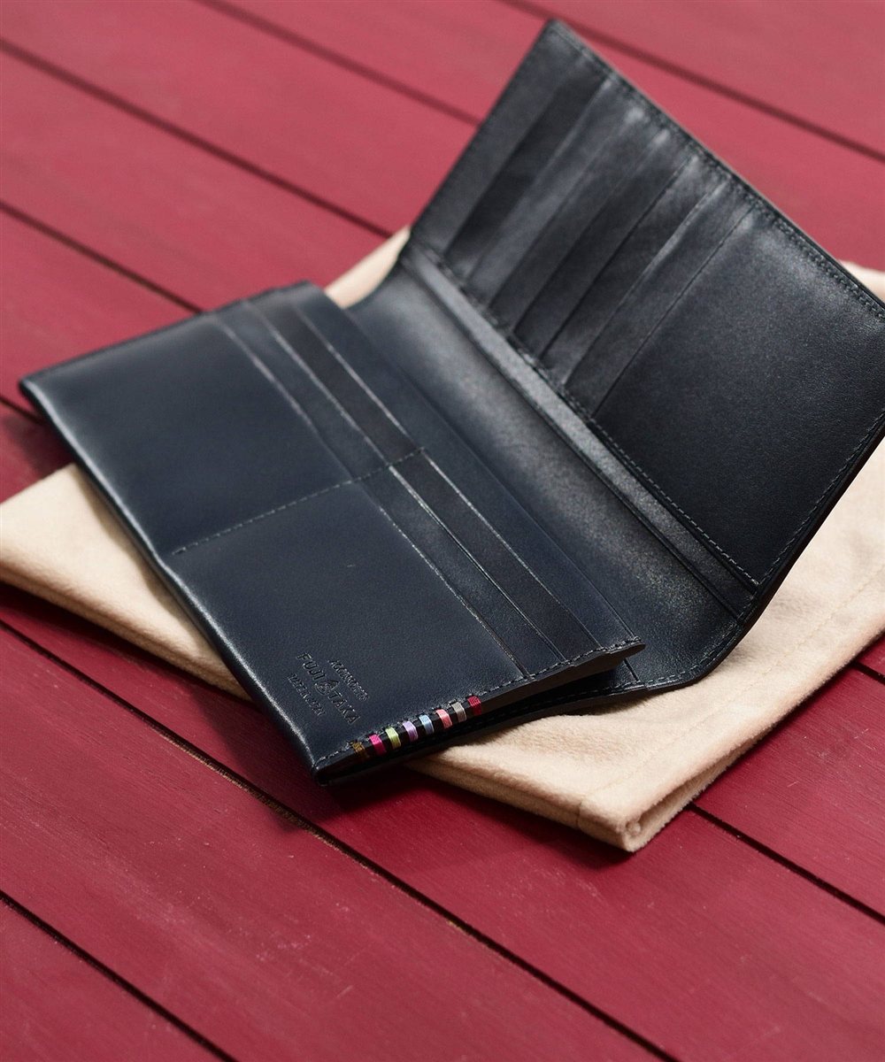 フジタカ デュプイ ボックスカーフ ボックス 長財布 カード段13